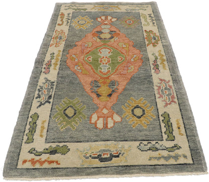 3 x 5 Contemporary Turkish Oushak Rug 53377