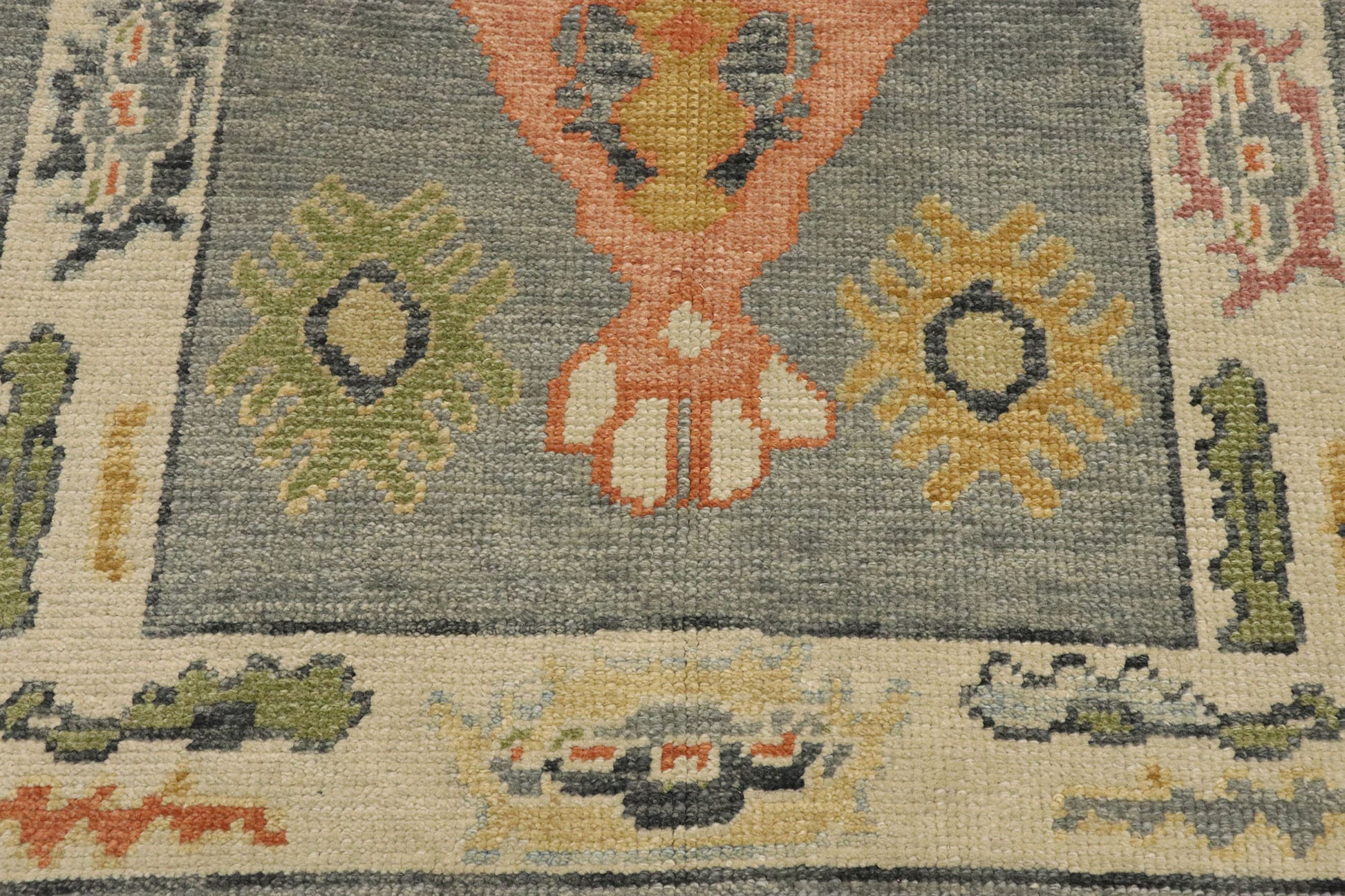 3 x 5 Contemporary Turkish Oushak Rug 53377