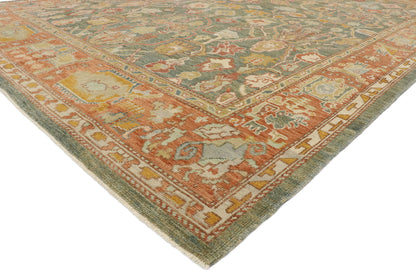 10 x 15 Contemporary Turkish Oushak Rug 53379