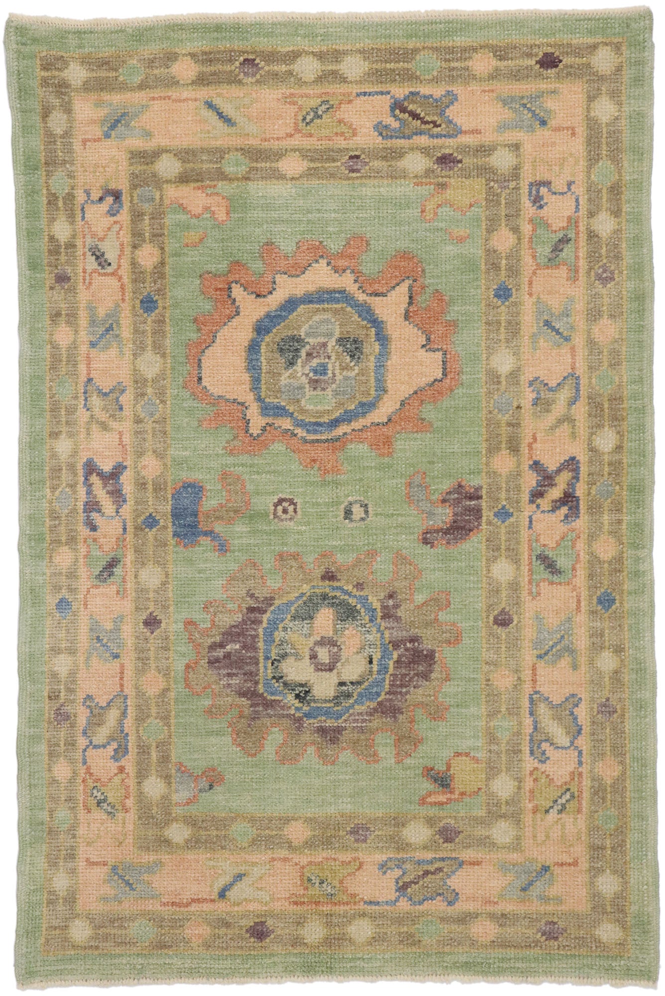 3 x 5 Contemporary Turkish Oushak Rug 53381