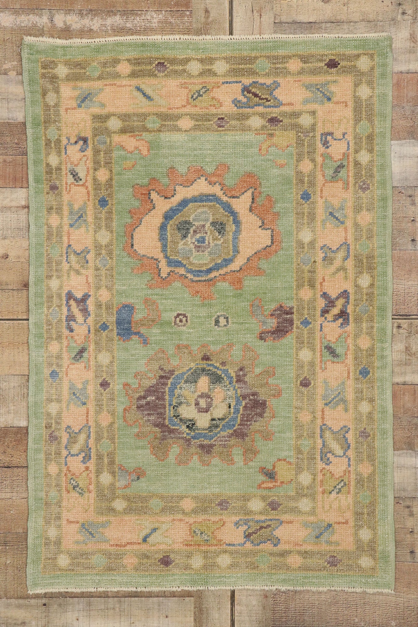 3 x 5 Contemporary Turkish Oushak Rug 53381
