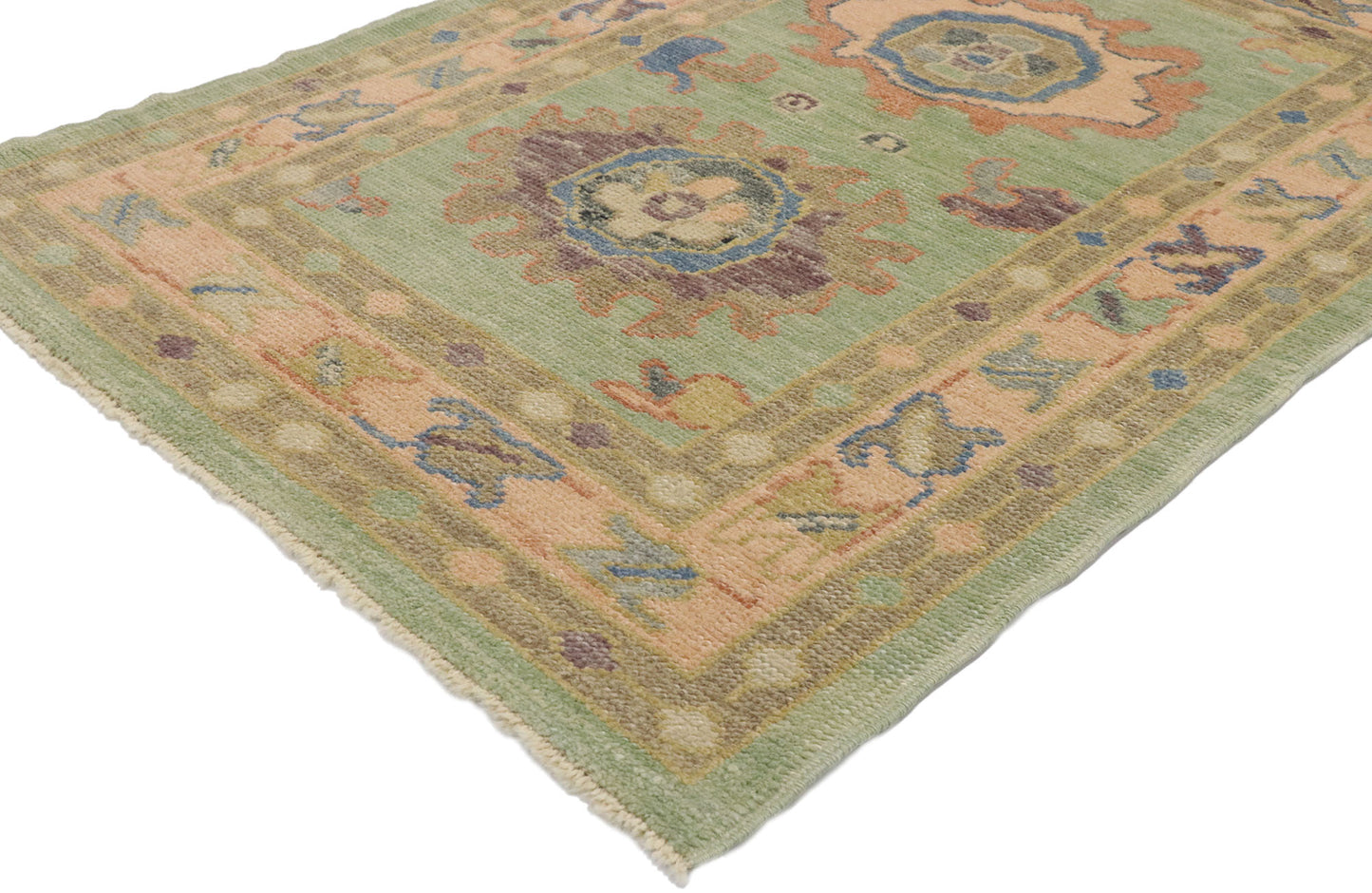 3 x 5 Contemporary Turkish Oushak Rug 53381