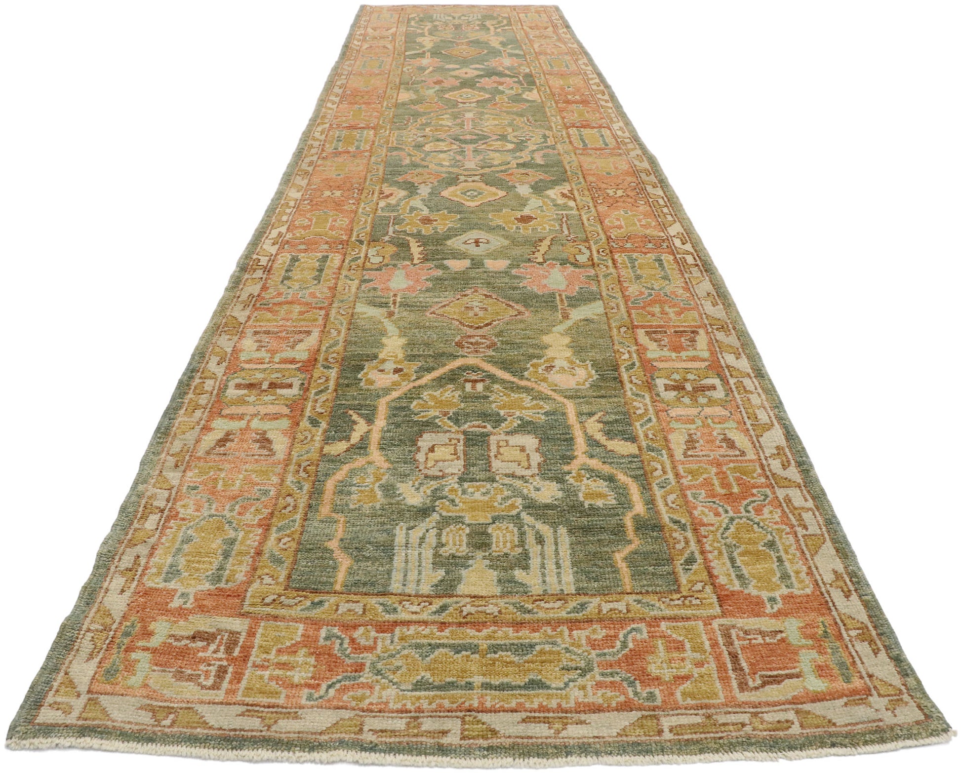 4 x 18 Turkish Oushak Runner 53385