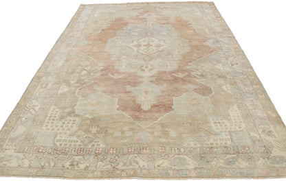 5 x 8 Vintage Turkish Oushak Rug 53387