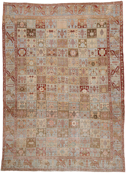 12 x 16 Antique Persian Bakhtiari Rug 53388