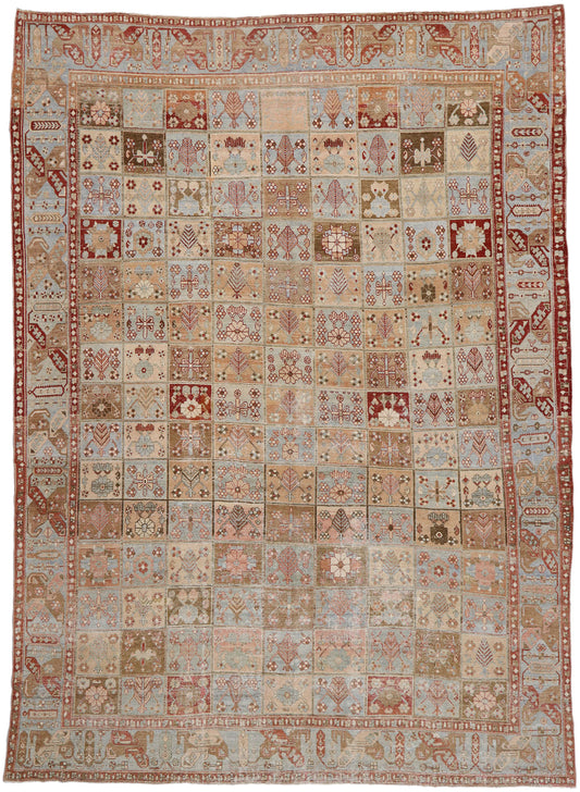 12 x 16 Antique Persian Bakhtiari Rug 53388