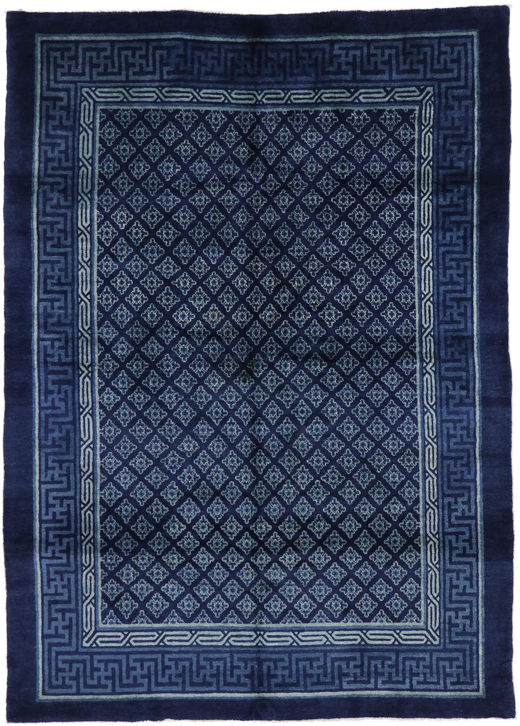 6 x 9 Antique Chinese Baotou Rug 53395