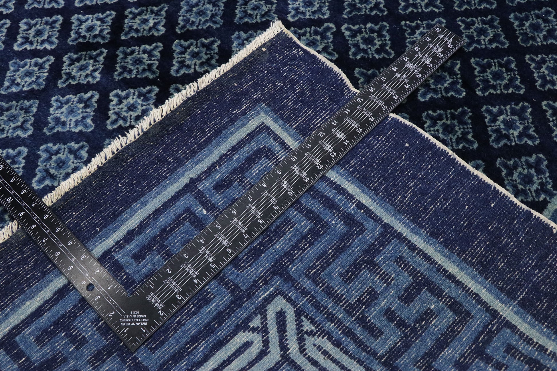 6 x 9 Antique Chinese Baotou Rug 53395