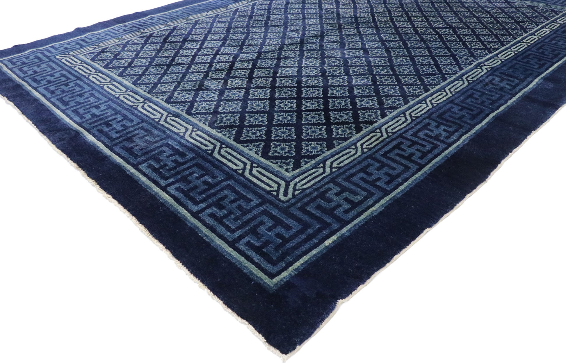 6 x 9 Antique Chinese Baotou Rug 53395