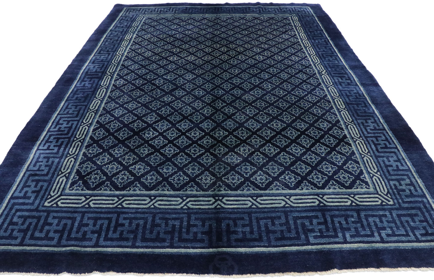 6 x 9 Antique Chinese Baotou Rug 53395