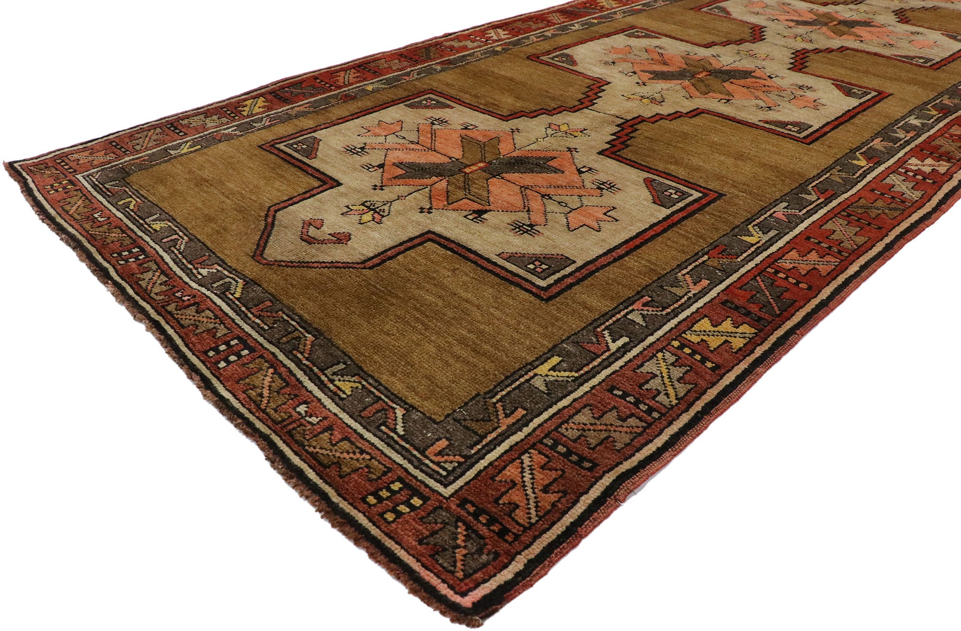 5 x 14 Vintage Turkish Kars Runner 53397