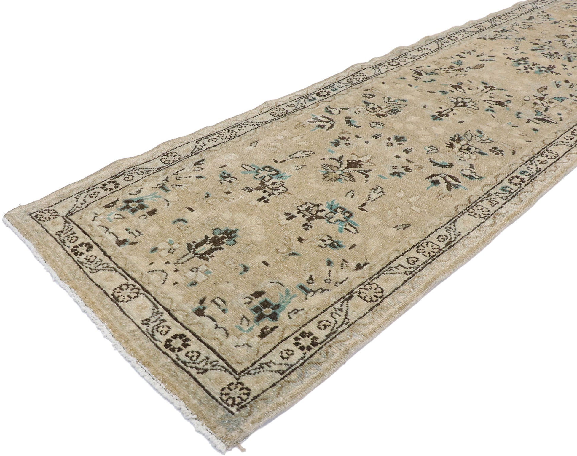 2 x 35 Vintage Persian Hamadan Runner 53398