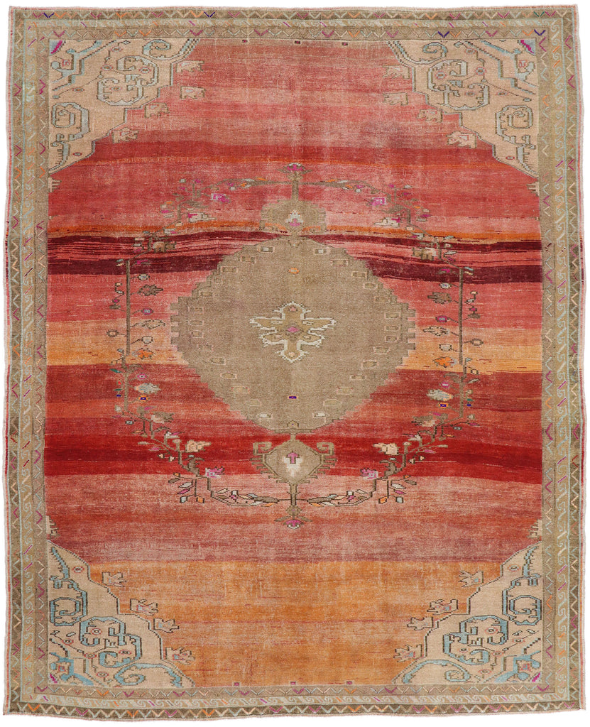 11 x 13 Vintage Turkish Kars Rug 53400