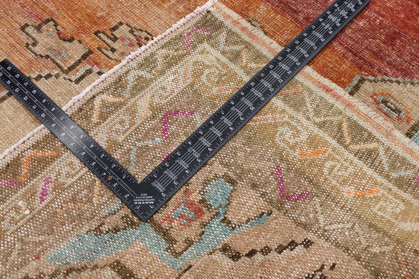 11 x 13 Vintage Turkish Kars Rug 53400