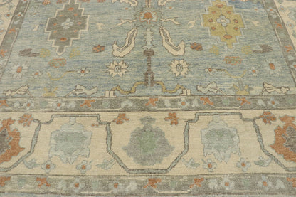 9 x 13 Contemporary Turkish Oushak Rug 53402