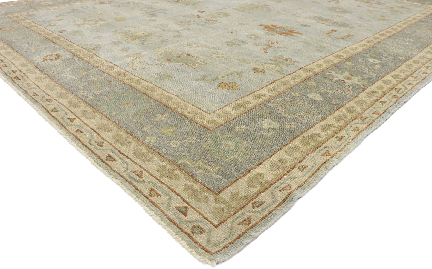 9 x 12 Contemporary Turkish Oushak Rug 53403