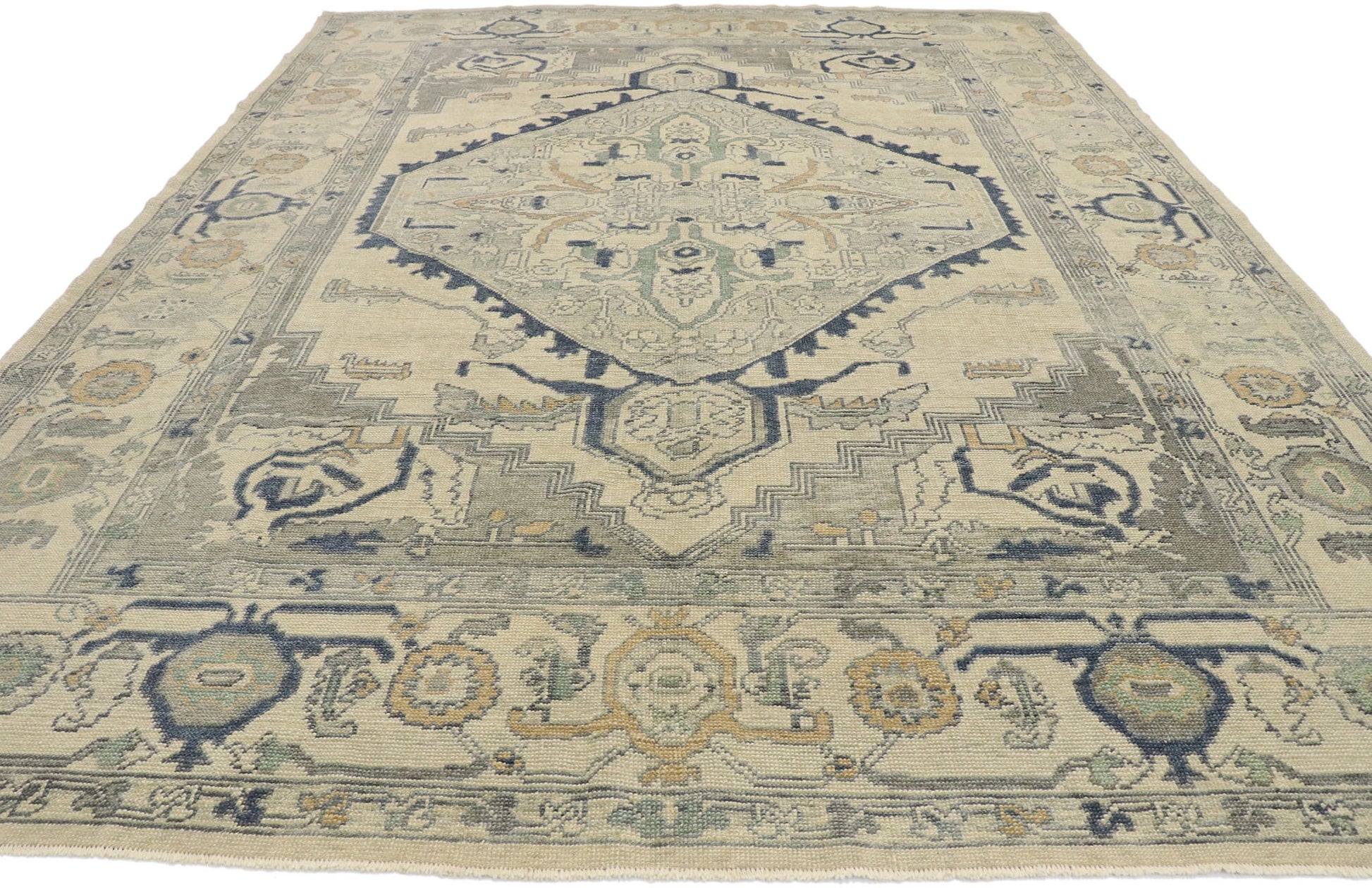 9 x 12 Turkish Oushak Rug 53404