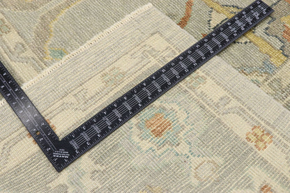 9 x 12 Contemporary Turkish Oushak Rug 53405