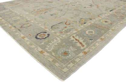 9 x 12 Contemporary Turkish Oushak Rug 53405