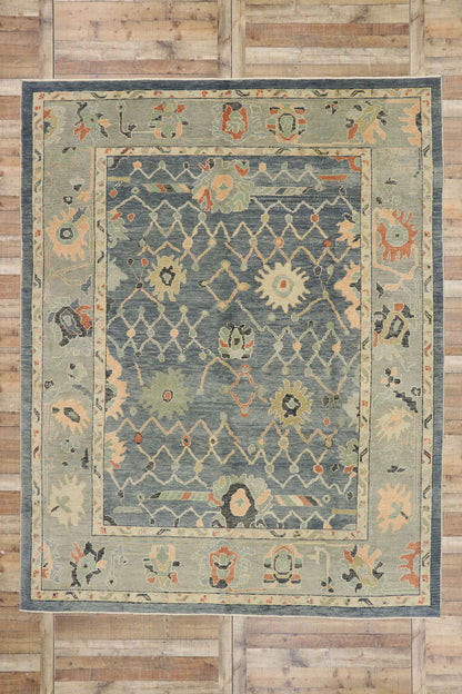 10 x 12 Contemporary Turkish Oushak Rug 53406