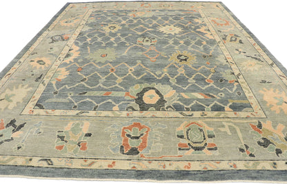 10 x 12 Contemporary Turkish Oushak Rug 53406