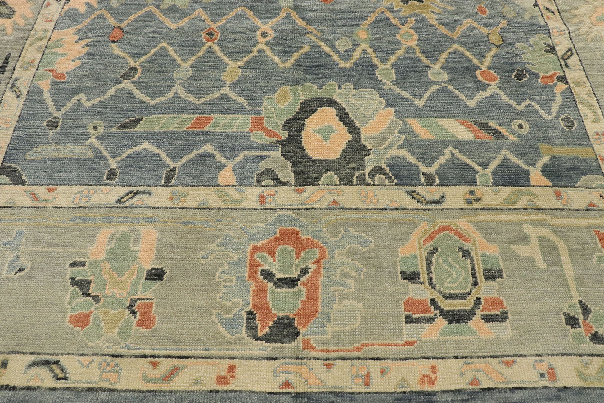 10 x 12 Contemporary Turkish Oushak Rug 53406