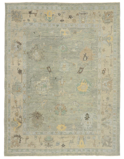 9 x 12 Turkish Oushak Rug 53407
