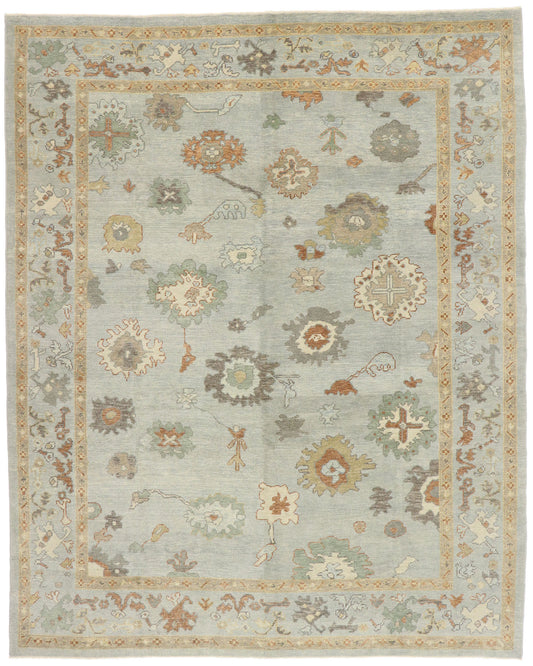 10 x 12 Contemporary Turkish Oushak Rug 53408