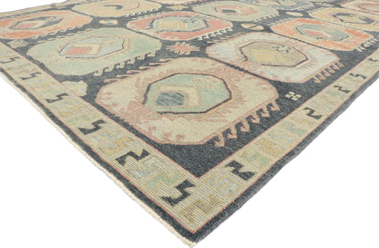 9 x 13 Contemporary Turkish Oushak Rug 53409