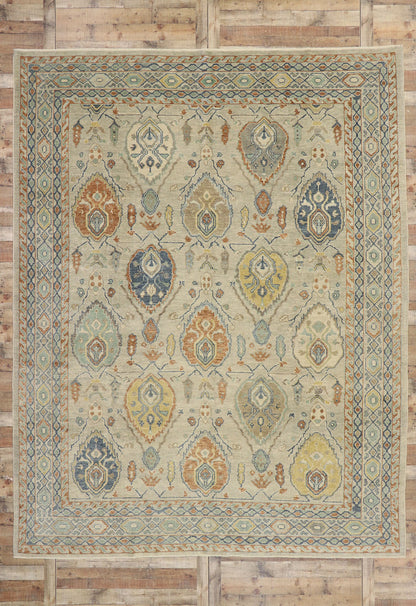 10 x 13 Contemporary Turkish Oushak Rug 53410