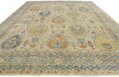 10 x 13 Contemporary Turkish Oushak Rug 53410
