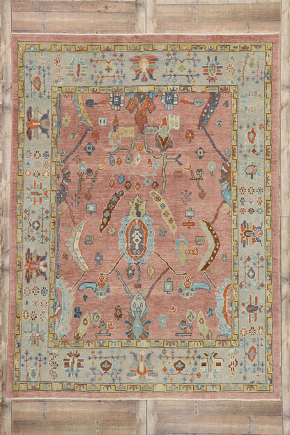 8 x 11 Turkish Oushak Rug 53411