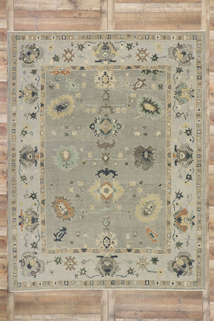8 x 11 Contemporary Turkish Oushak Rug 53412