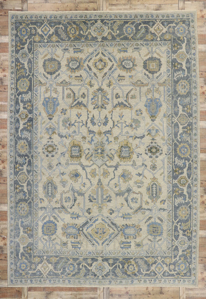 10 x 14 Contemporary Turkish Oushak Rug 53416