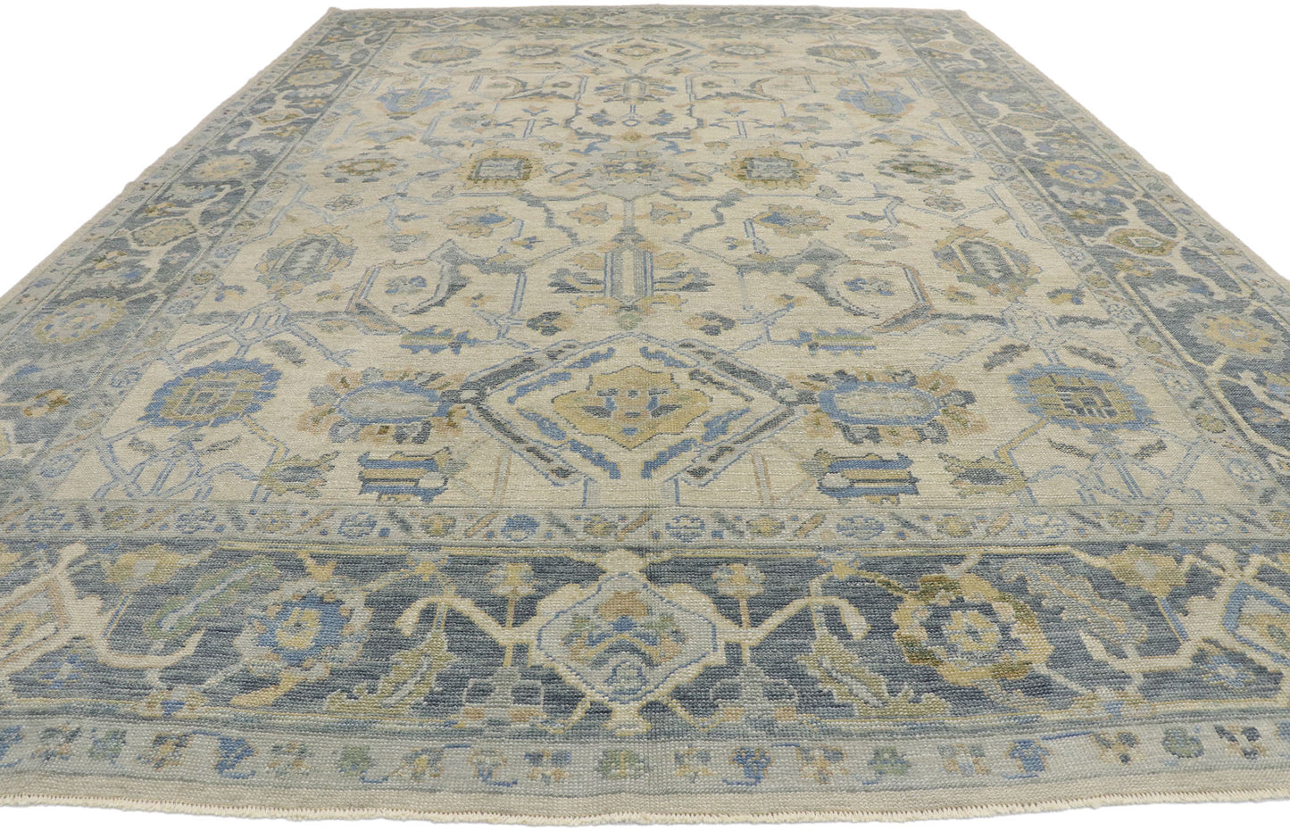 10 x 14 Contemporary Turkish Oushak Rug 53416