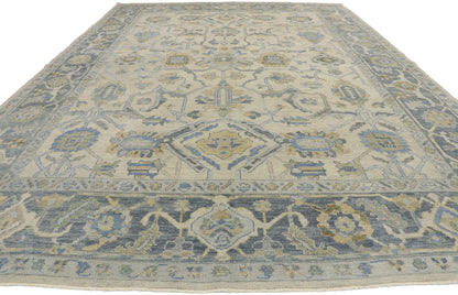 10 x 14 Contemporary Turkish Oushak Rug 53416