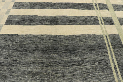 9 x 12 Contemporary Turkish Plaid Tartan Rug 53417