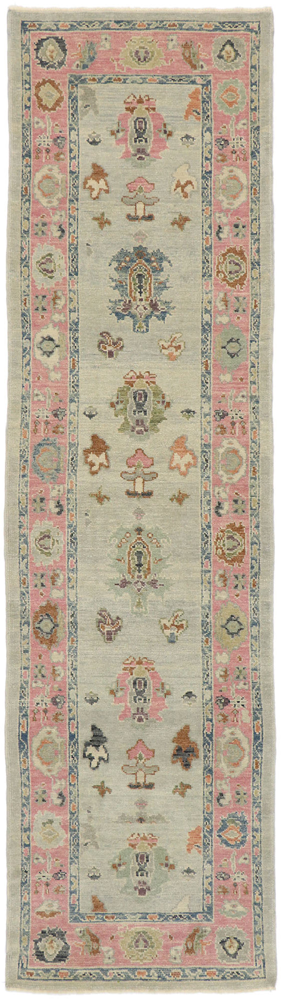 3 x 12 Turkish Oushak Runner 53419