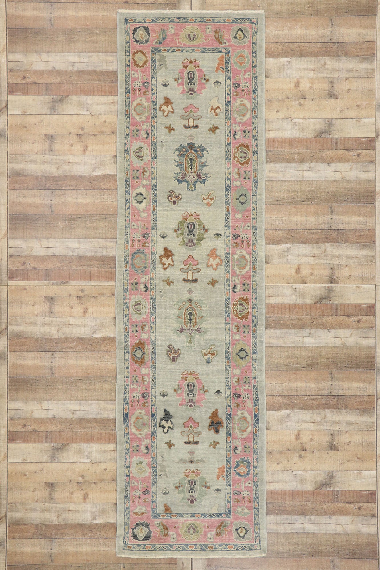 3 x 12 Turkish Oushak Runner 53419