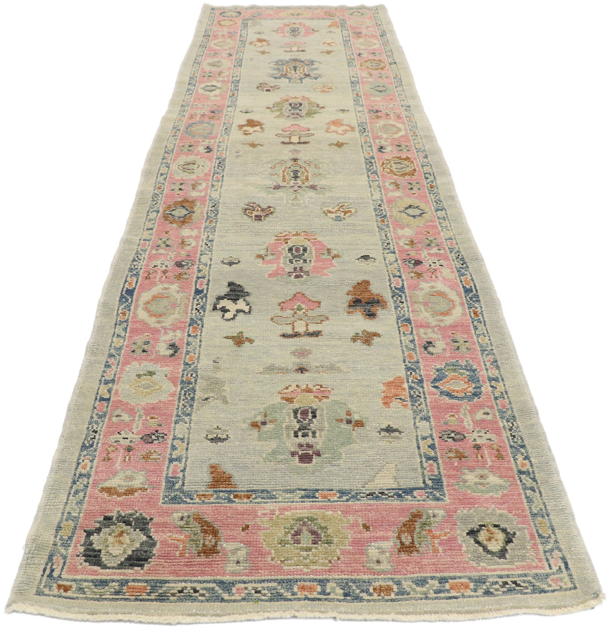 3 x 12 Turkish Oushak Runner 53419