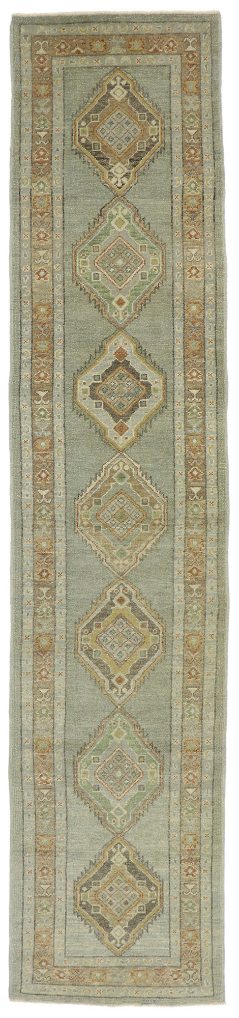 3 x 14 Contemporary Turkish Oushak Runner 53424