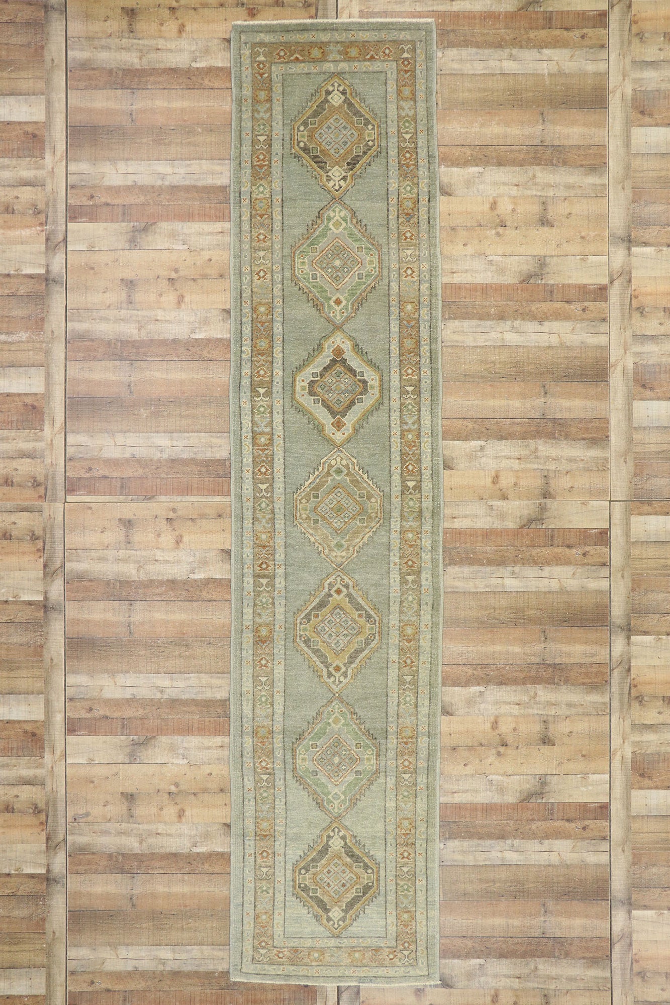 3 x 14 Contemporary Turkish Oushak Runner 53424