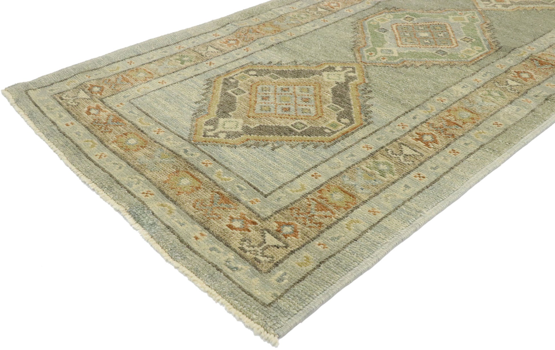 3 x 14 Contemporary Turkish Oushak Runner 53424