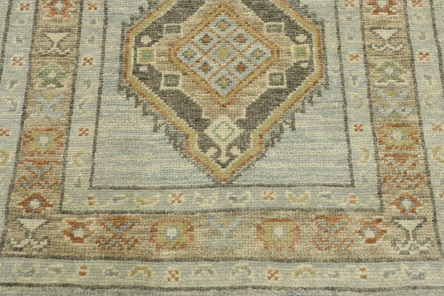 3 x 14 Contemporary Turkish Oushak Runner 53424