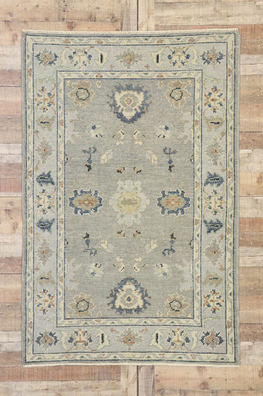 4 x 6 Contemporary Turkish Oushak Rug 53427