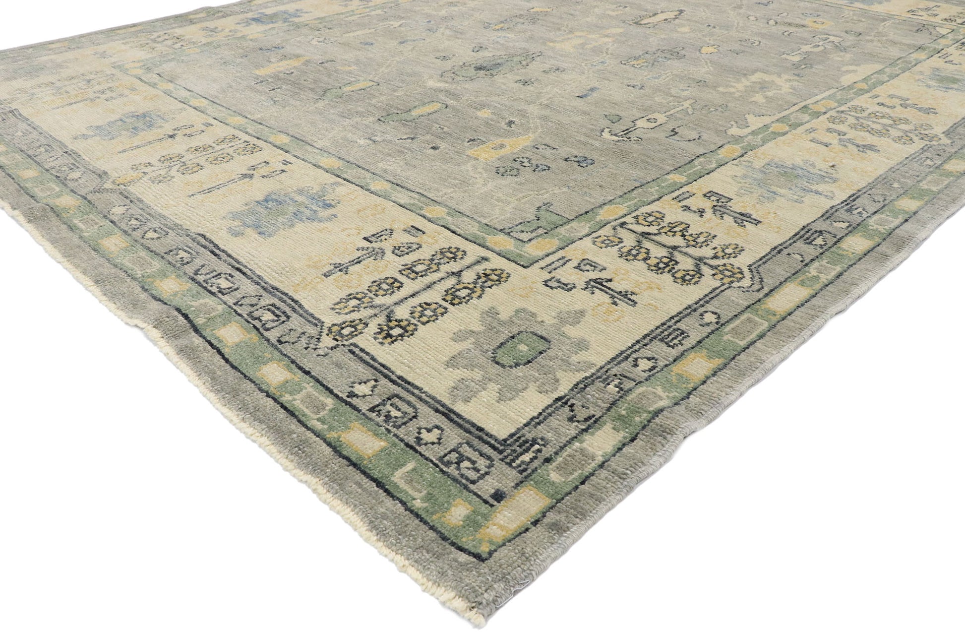 8 x 10 Contemporary Turkish Oushak Rug 53432