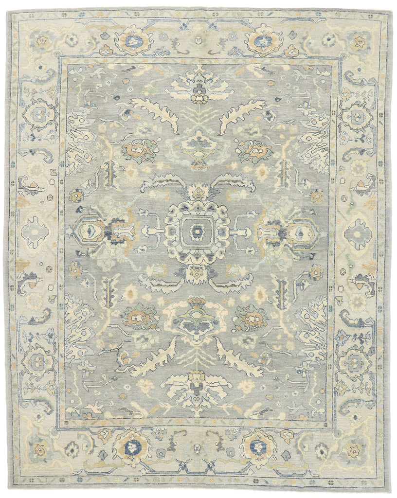 9 x 12 Contemporary Turkish Oushak Rug 53433