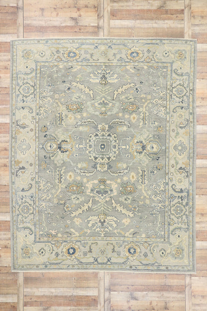 9 x 12 Contemporary Turkish Oushak Rug 53433