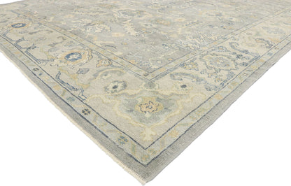 9 x 12 Contemporary Turkish Oushak Rug 53433