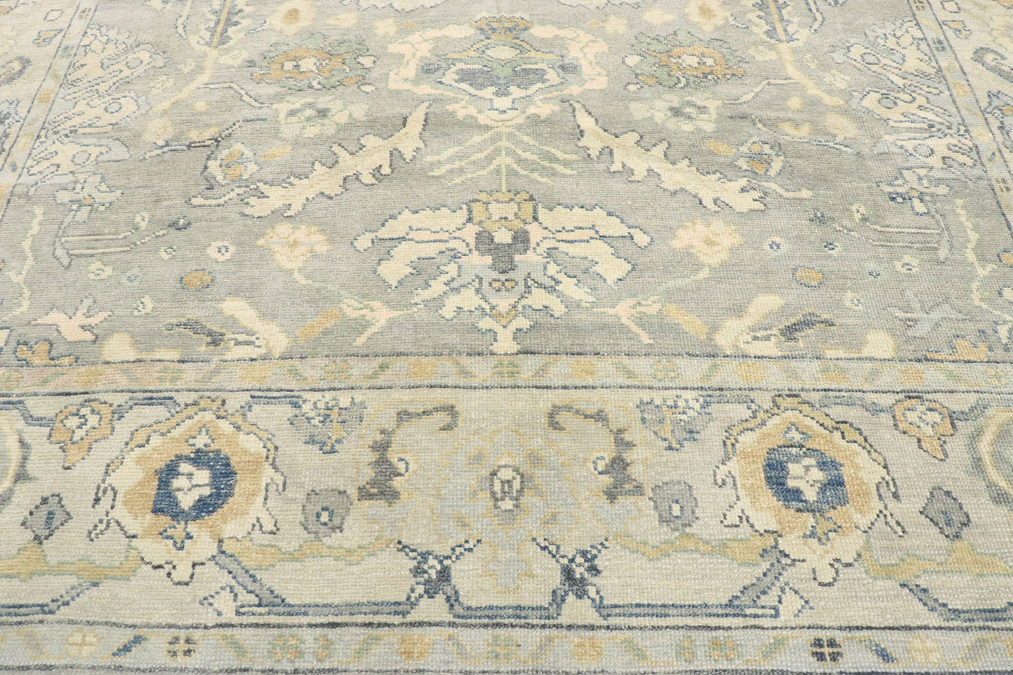 9 x 12 Contemporary Turkish Oushak Rug 53433